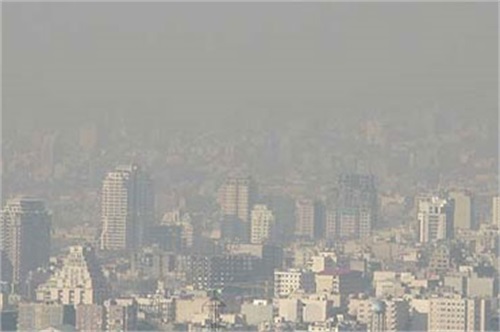 شاخص آلودگی هوای تهران امروز بر روی ناسالم قرار گرفت